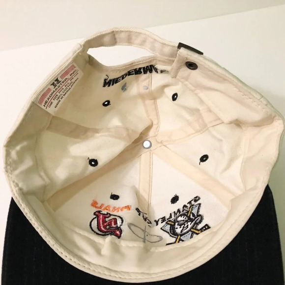 2003 Mighty Ducks New Jersey Devils Stanley  Cup Finals Cap Niedermayer Signed - Picture 16 of 16